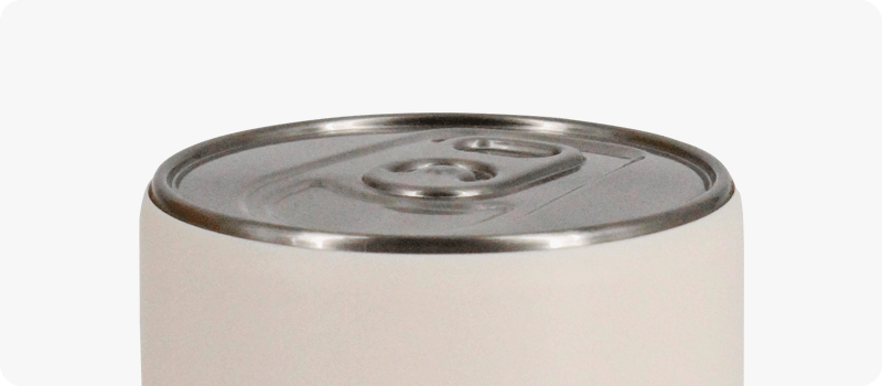 プルトップ缶風のエンボスデザイン