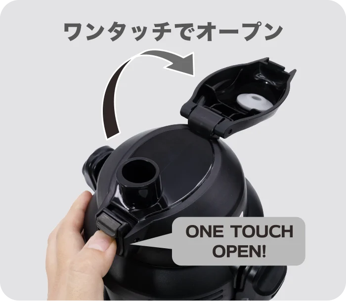 ワンタッチでオープン